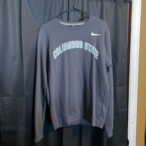 Grey small Nike Columbus state crewneck